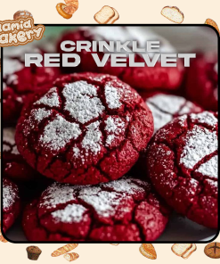 Crinkle Red Velvet – Bánh Chocolate Nứt Đỏ Sang Trọng | Lamid Bakery