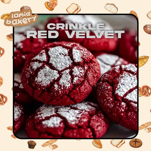 Crinkle Red Velvet – Bánh Chocolate Nứt Đỏ Sang Trọng | Lamid Bakery