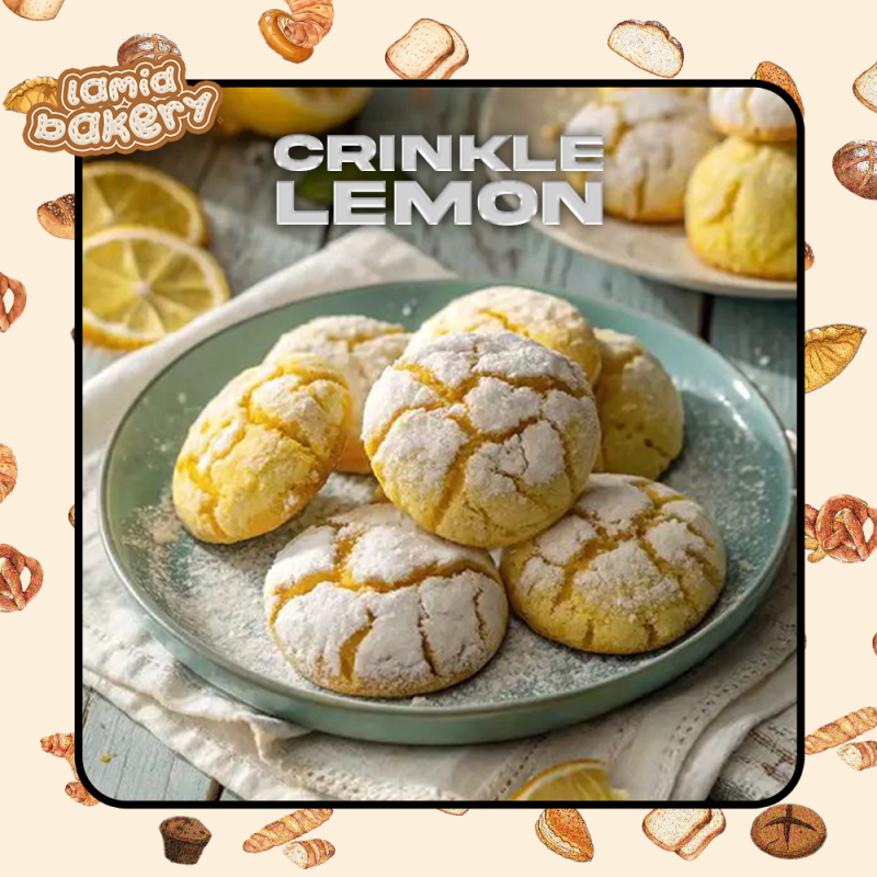 Bánh Crinkle Lemon – Món Bánh Quy 2025 Chua Ngọt Thanh Mát Cho Mọi Dịp 1 Lemon